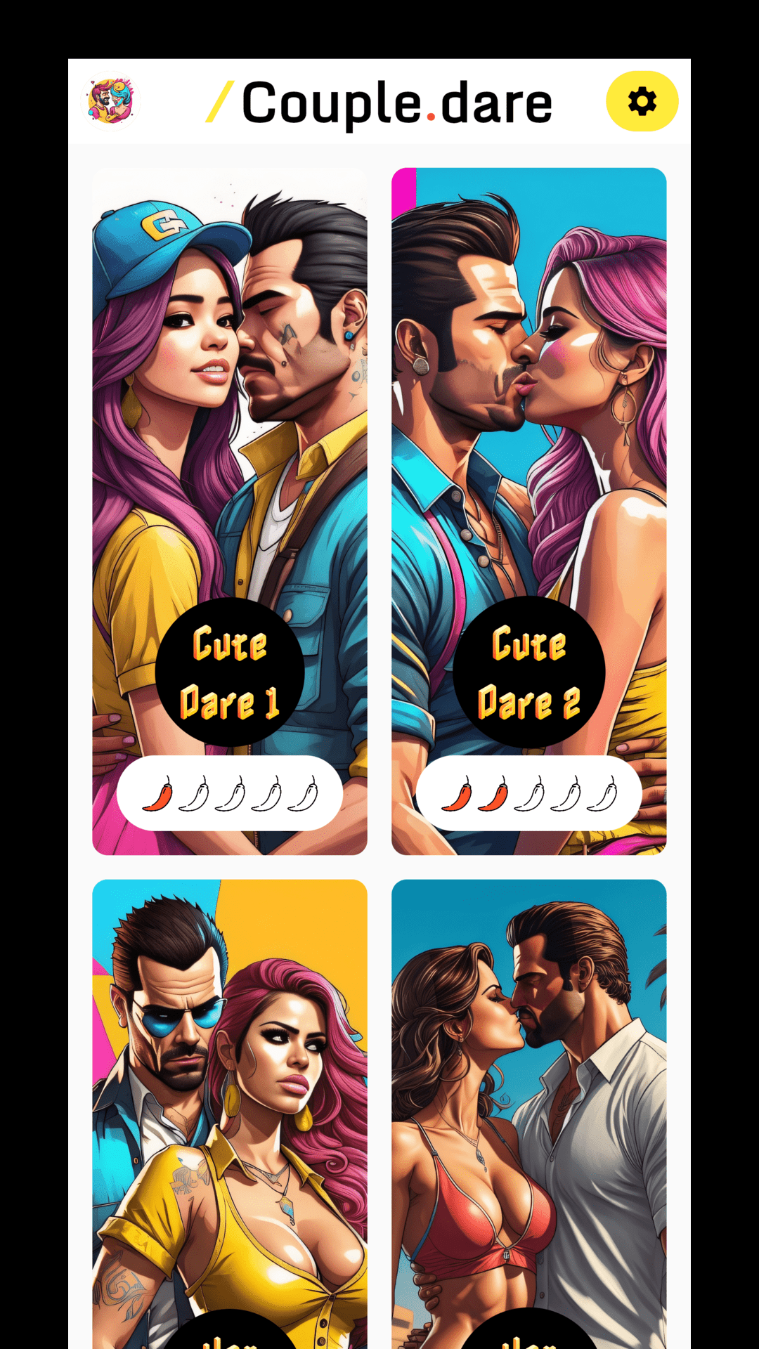 Coupledare Couple Dare Game coupledare-couple-dare-game